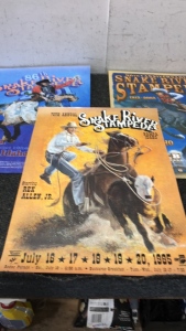 (3) Original Snake River Stampede Posters