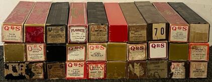 30 Vintage Player Piano Rolls