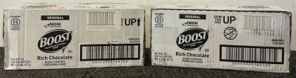 (2) Boxes Of 24Ct 8Oz Boost Balanced Nutritional Drink Rich Chocolate (48 Drinks)