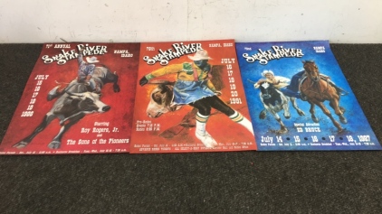 (3) Original Snake River Stampede Posters