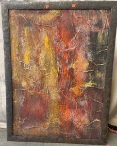 Abstract Painting L 3&rsquo; 8&rdquo; W 2&rsquo; 9&rdquo;