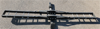 Trackside Motorcycle Carrier, 500 lb Capacity, Class I/II Hitch Compatible