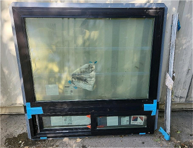 Andersen 400 Series Window, Tempered Glass, 42 3/4"x 29 51/64", U-Factor 0.28