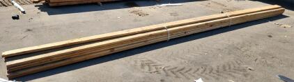 16 ft Pine Lumber, 15 Pieces, 2x6 in, Untreated Timber