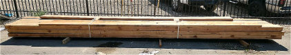 16 ft Douglas Fir Wooden Beams, 4x4 and 4x6 Dimensions, (11) Pieces