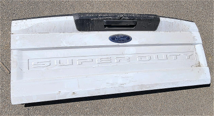 Ford Super Duty Truck Tailgate, White, Fits F-250/F-350