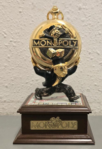 Vintage Monopoly Pocket Watch With Display Stand