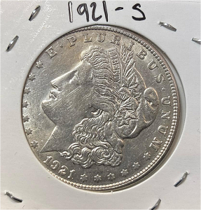 1921-S Morgan Silver Dollar