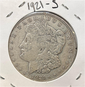 1921-S Morgan Silver Dollar