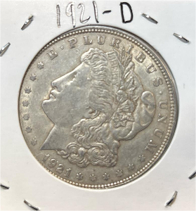 1921-D Morgan Silver Dollar