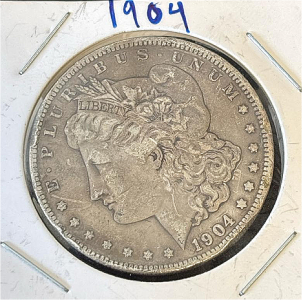 1904 Morgan Silver Dollar Coin