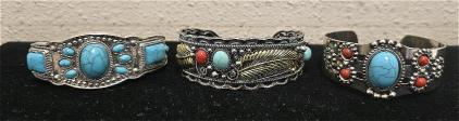 (3) Native American Style Bracelets