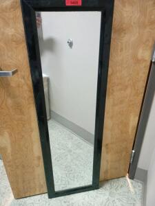 Black Frame Standing Full Length Mirror 52"X16"