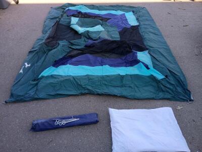 WhiteStag 4-5 Person Camping Tent With Hardware and Carrying Case 11'X9'