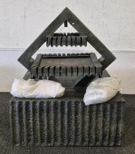 Outdoor 2 Tier Water Fountain With Stones