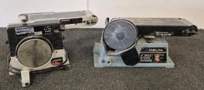 Northern Idustrial 4" Belt & 6" Disc Sander (Works), Delta 4" Belt & 6" Disc Sander(Cord Cut)