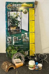 Reptibreeze Aluminum Screen Terrarium & Terrarium Accessories