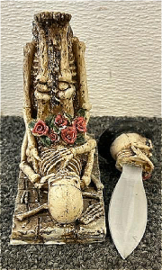 (6) Skeleton Home Decor Knifes