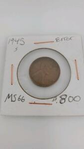 1945-S MS66 Lincoln Head Penny