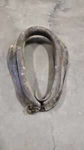 Vintage Leather Horse Collar Harness Hames