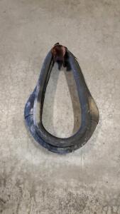 Vintage Leather Horse Collar Harness Hames