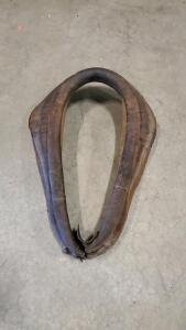 Vintage Leather Horse Collar Harness Hames