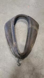 Vintage Leather Horse Collar Harness Hames