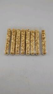 (8) Tubes of Gold Flakes