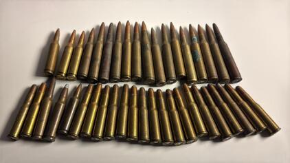 41 Assorted Rifle Rounds,303 Savage,243 Winchester,270 Winchester & More