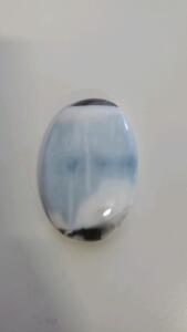 51.85 Ct Natural Blue and Black Owyhee Opal Gemstone