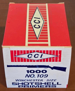 CCI No. 109 Winchester Shotshell Primers - 1000ct