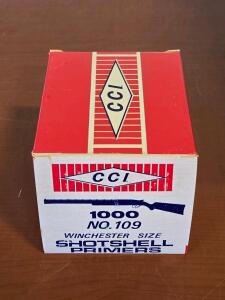 CCI No. 109 Winchester Shotshell Primers - 1000ct