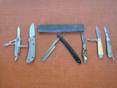 (6) Assorted Vintage Folding Knives: Imperial, J.A. Henckels Twinworks, & More!