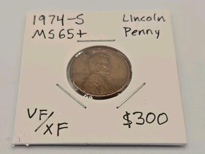 1974-S Lincoln Penny