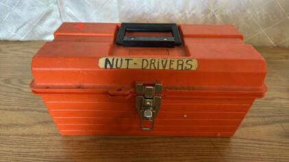 Tuff Box Tool Box Full Of Assorted Nut Drivers