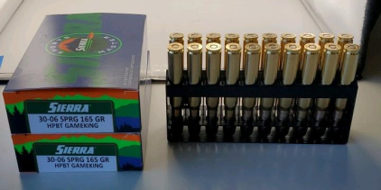 (2) Sierra Sports Master Gameking Rifle Ammunition .30-06 Sprg 165gr HPBT 20/ct