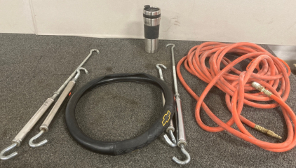 Steering Wheel Cover, Compressor Hose, Thermos, & More