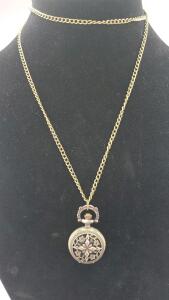 Gorgeous Pocket Watch Necklace