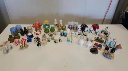 Large Collection Of Salt And Pepper Shakers