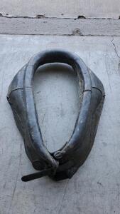 Vintage Leather Horse Collar Harness Hames