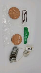 U.S. Mint in Denver, Colorado, 1976 Old San Francisco Mint Coin, Sales Tax Tokens