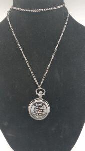 Gorgeous Pocket Watch Necklace