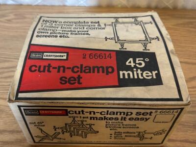 Craftsman 45* Miter Cut-n-Clamp Set In Original Box Seem To Be New Unused