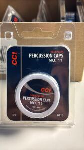 (8) Packs Of 100 CCI #11 Magnum Percussion Caps