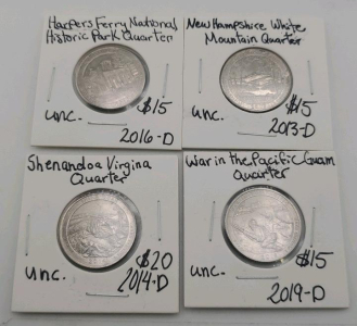 (4) Uncirculated State Quarter
