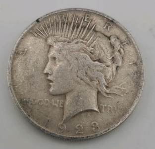 1923 Silver Peace Dollar (Verified)