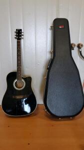 Esteban ALC-200 Acoustic Electric Guitar With Case