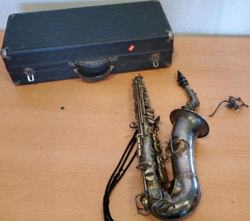 Antique C.G Conn Saxophone With Case