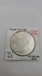 1885 Trade Dollar (Ultra Rare) MS-63