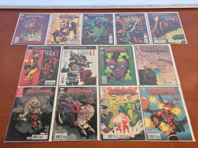 (13) Deadpool Volume 6: 2016-2nd Year: Issues 12-24 - Complete Run